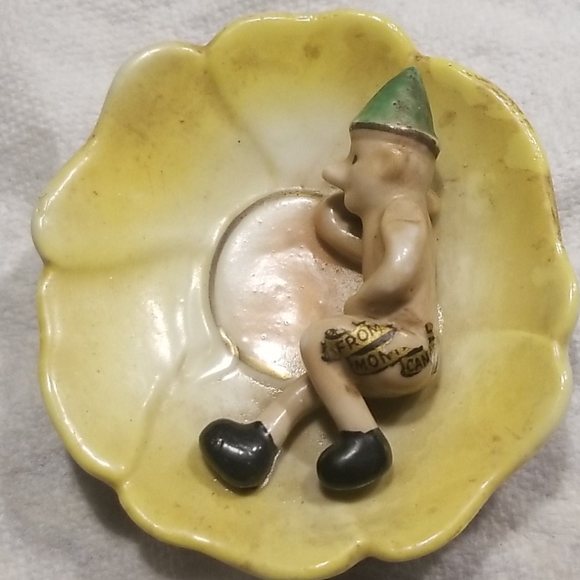 pixie elf sleeping dish approx 3" - Picture 1 of 4